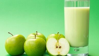 dieta kefir-mazá para a perda de peso